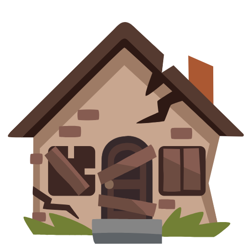 casita rota